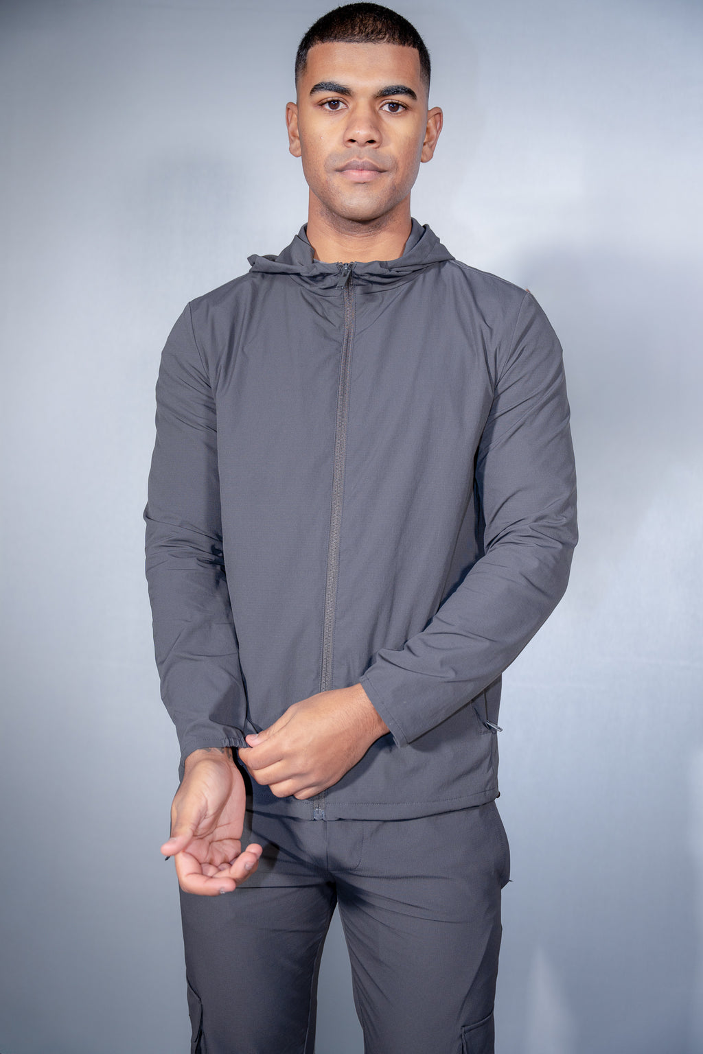 Technical Windbreaker Grey