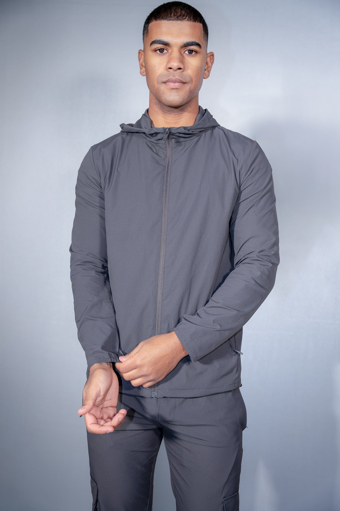 Technical Windbreaker Grey