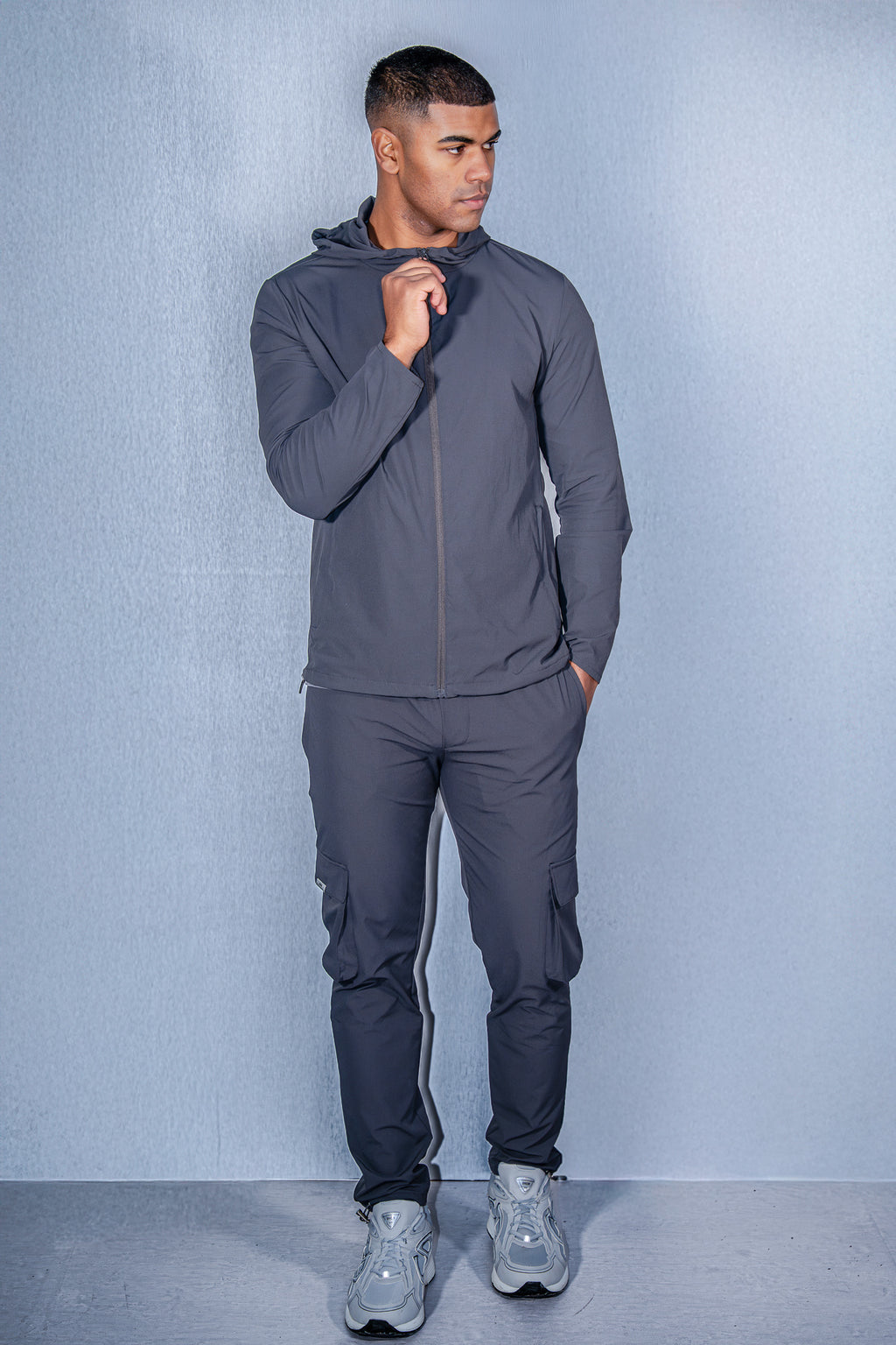 Technical Windbreaker Grey