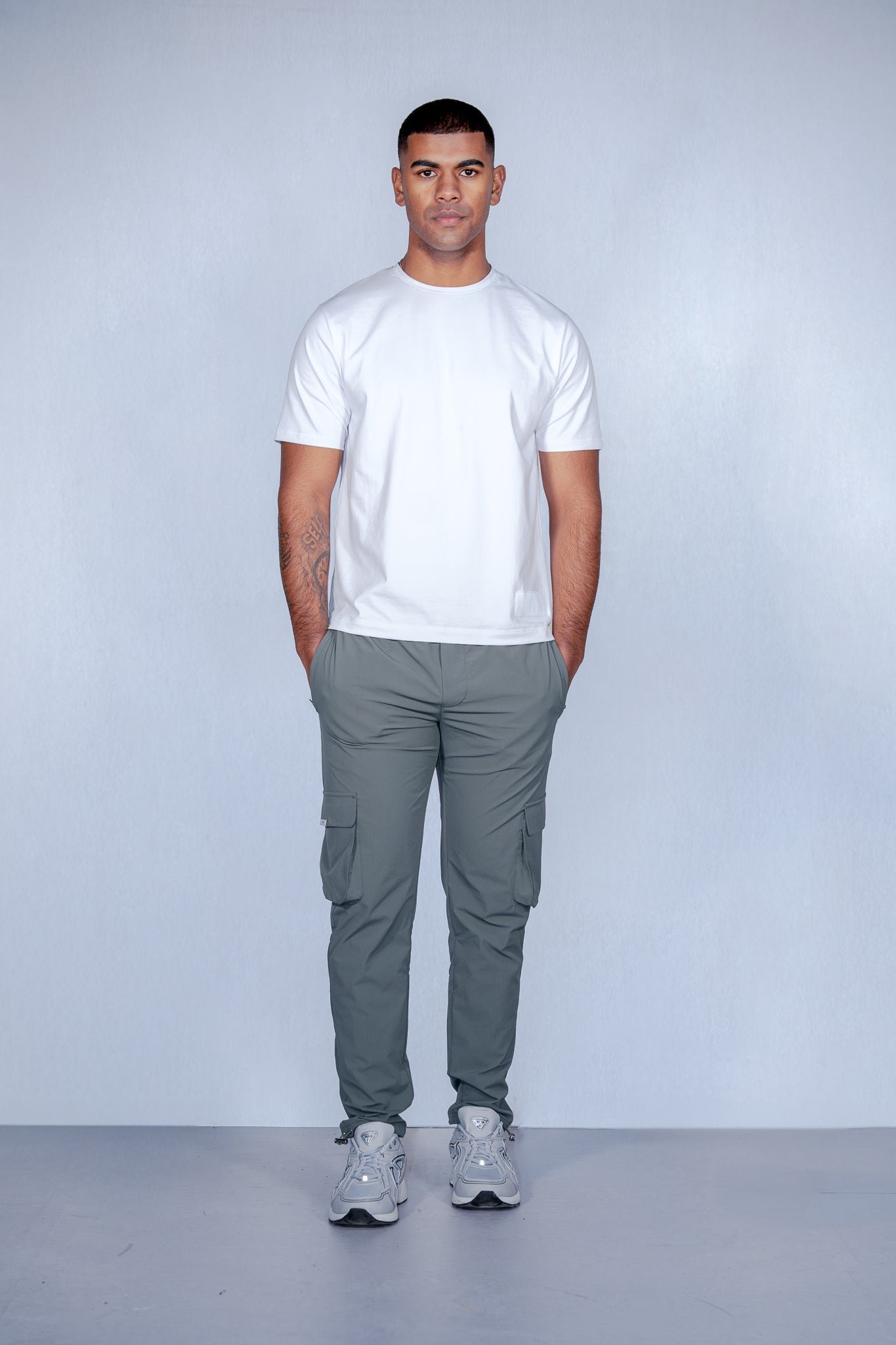 Mercercised Cotton T-Shirt In White