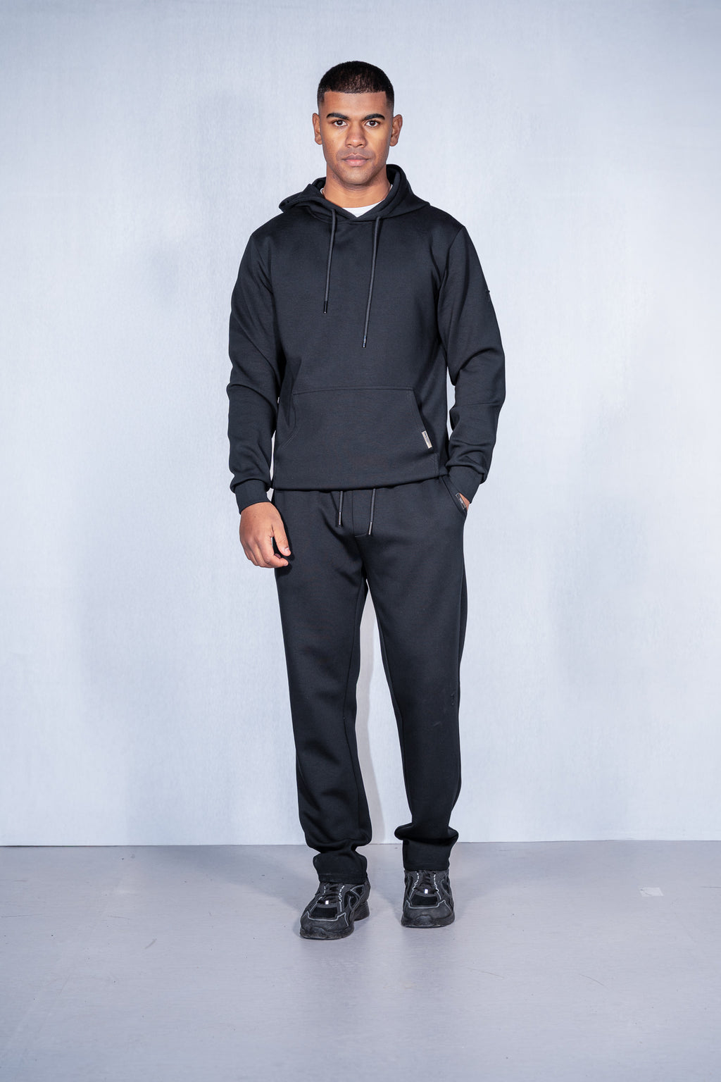Essential Relaxed Fit Hoodie Black