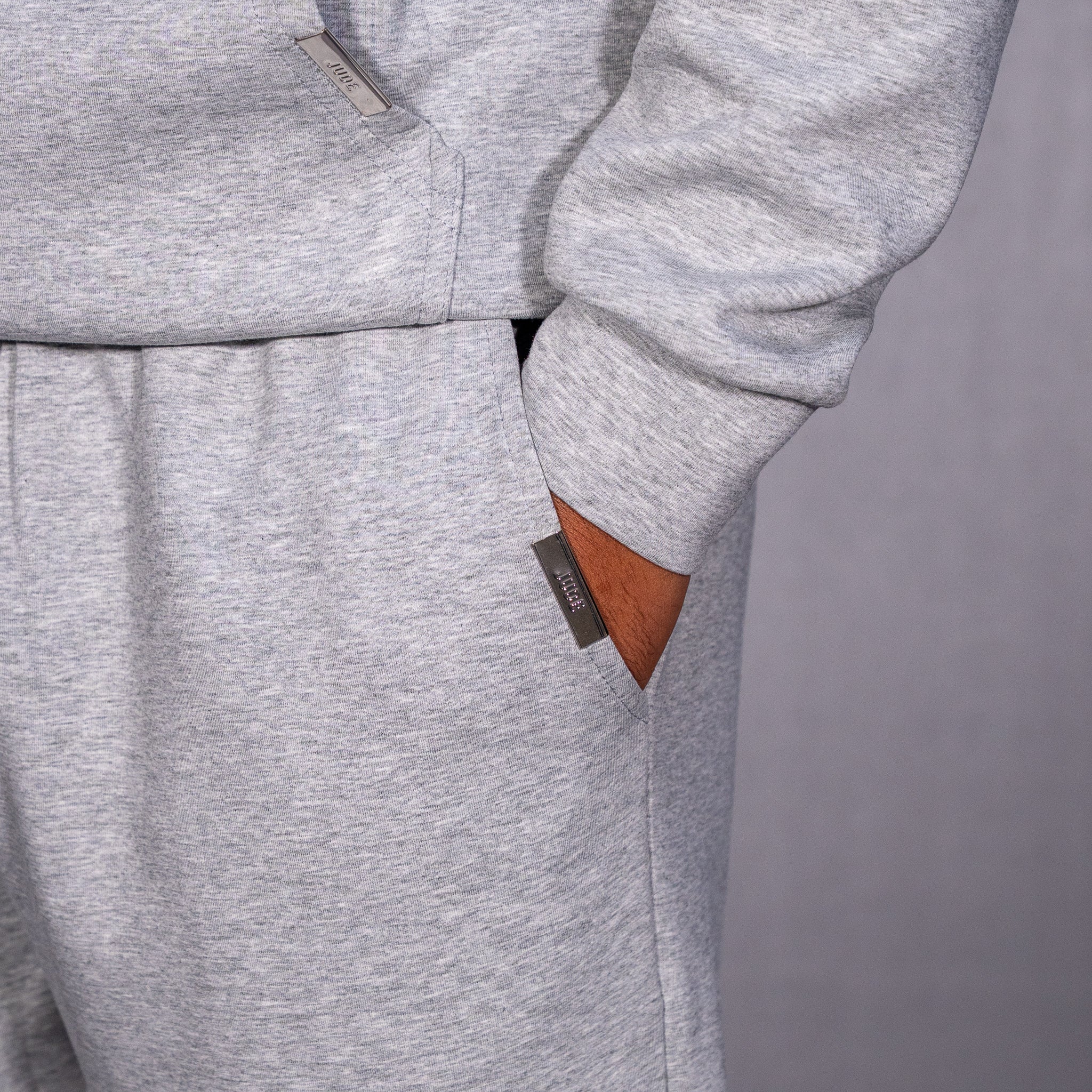 Essential Relaxed Fit Hoodie Marl Grey