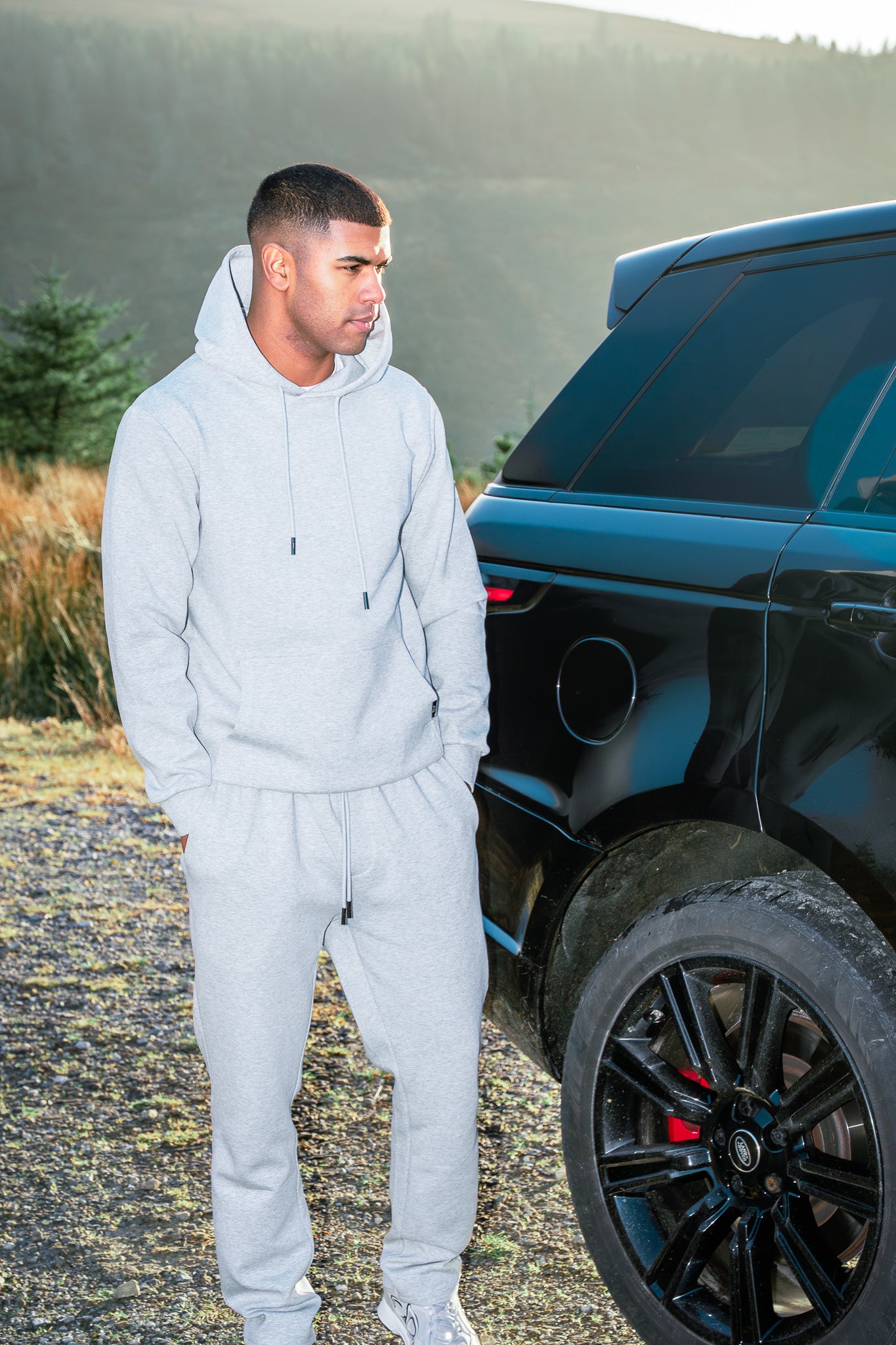 Essential Relaxed Fit Jogger Marl Grey