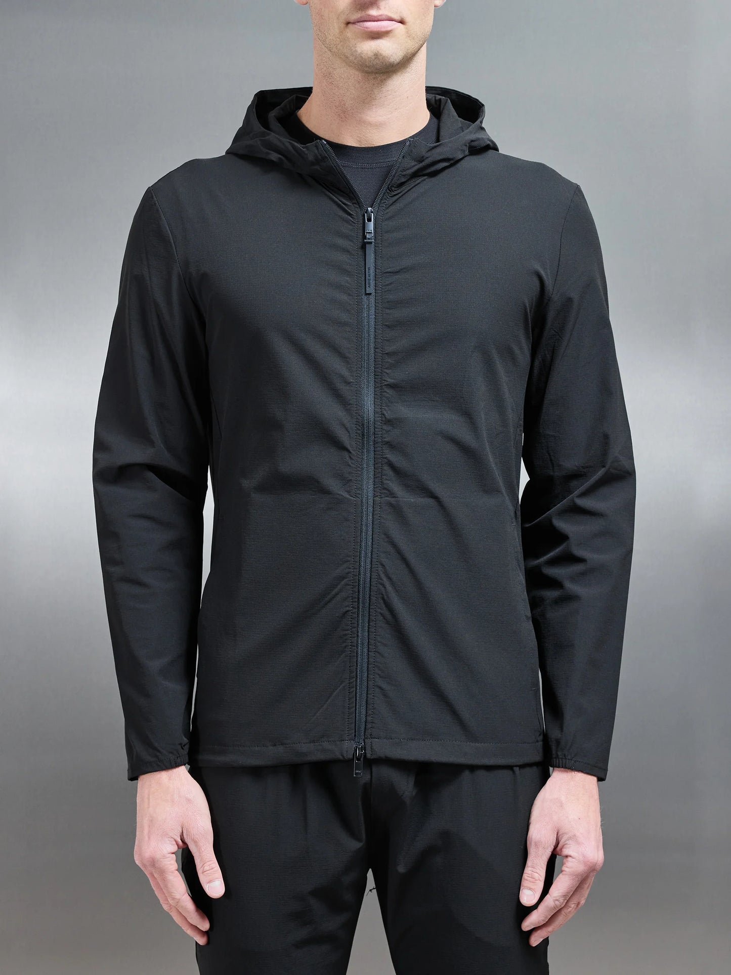 Technical Windbreaker Black